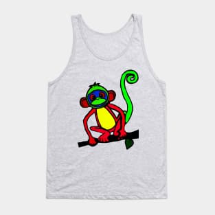 Colorful monkey Tank Top